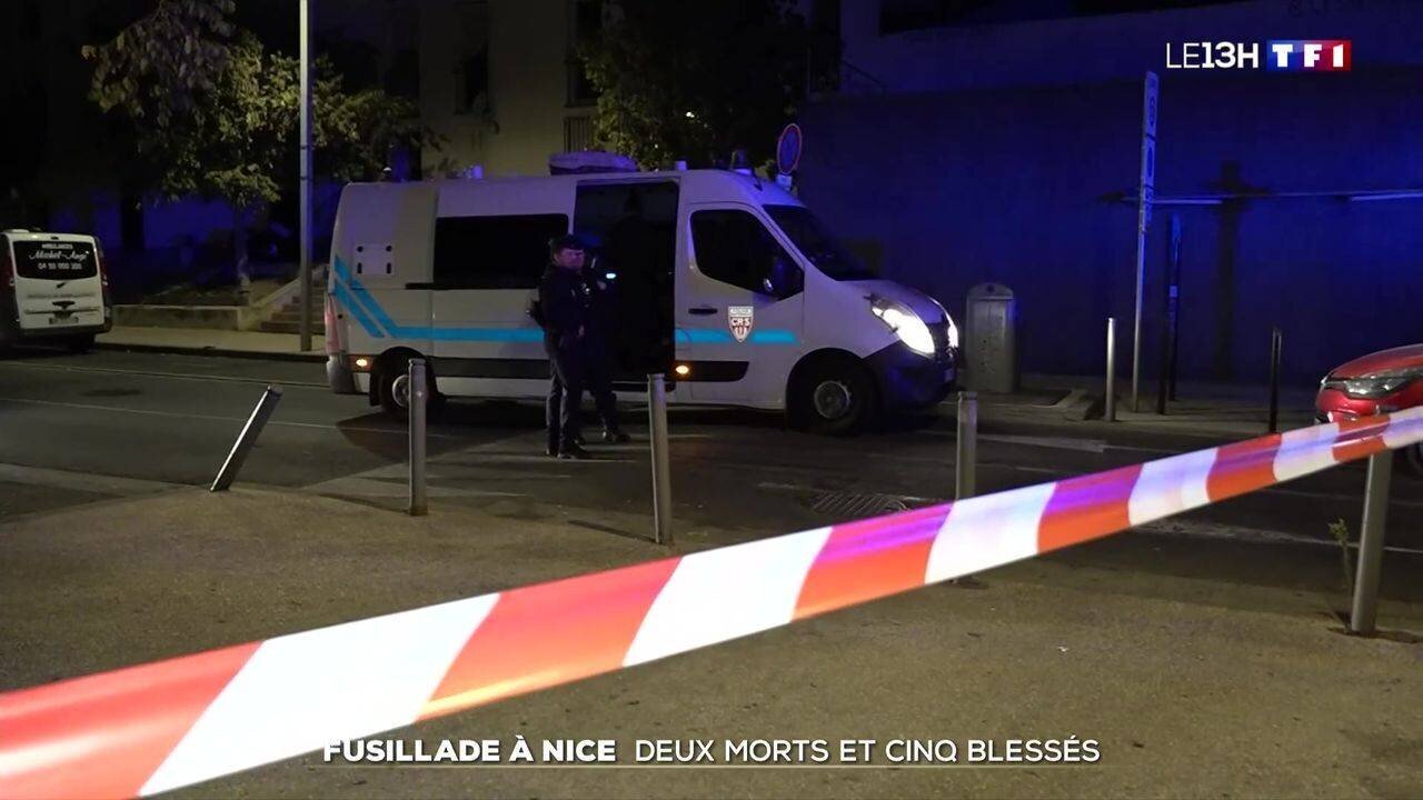 Vue générale du quartier des Moulins après l'incident