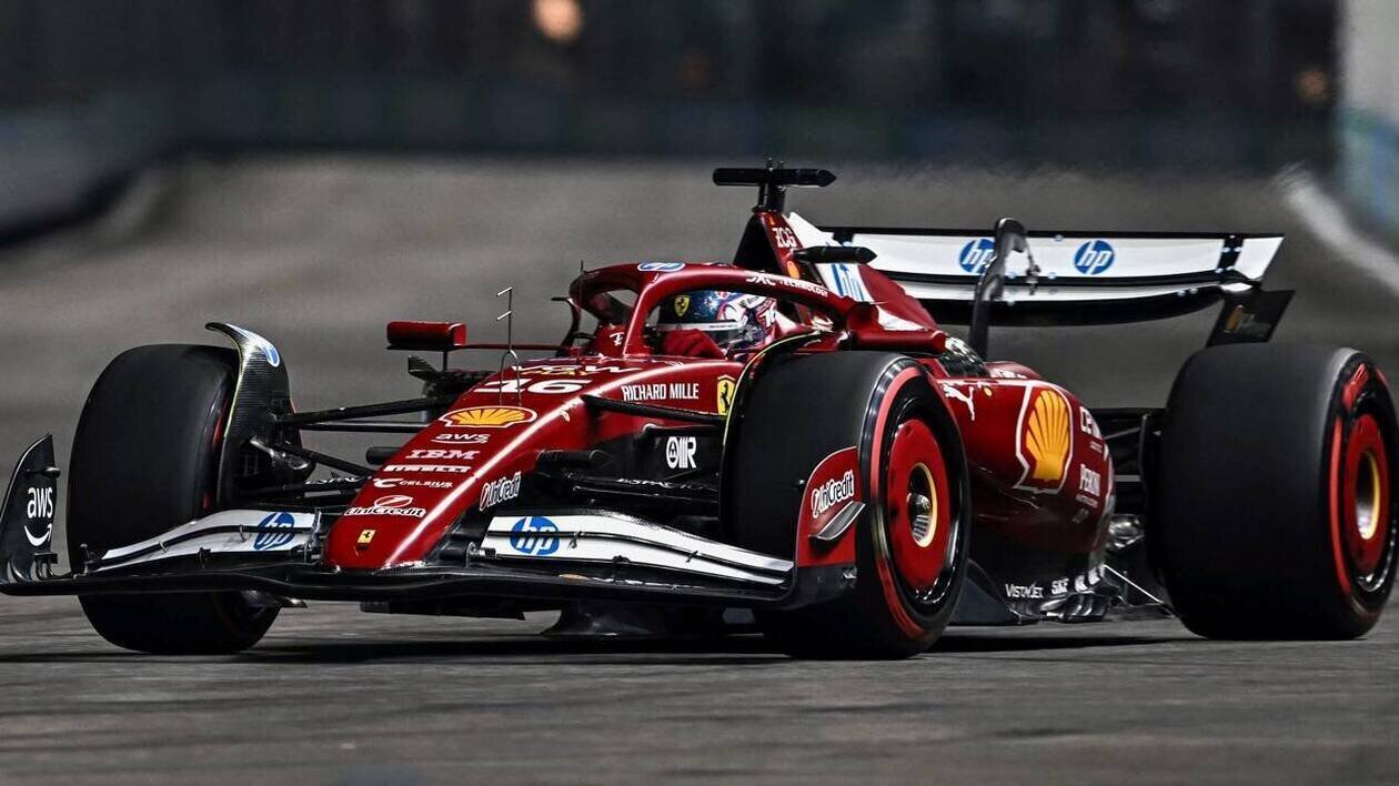 Vue aérienne du circuit Marina Bay à Singapour