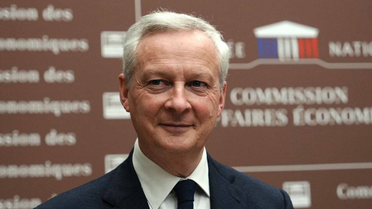 Bruno Le Maire lors d'une prise de fonction au Ministère des Armées