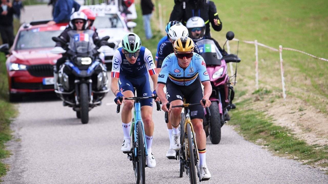 Paul Seixas lors du Tour de Lombardie annoncé