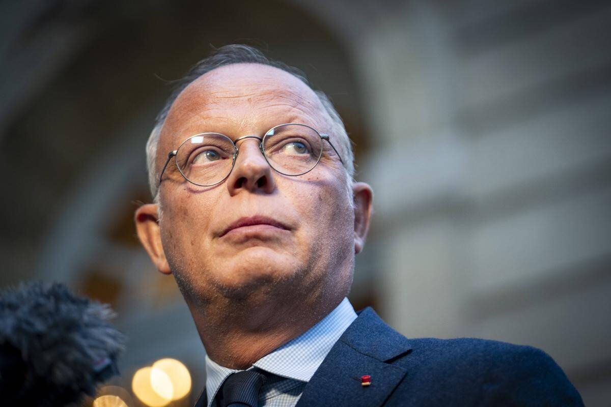 Sébastien Lecornu dans le cadre de la crise politique