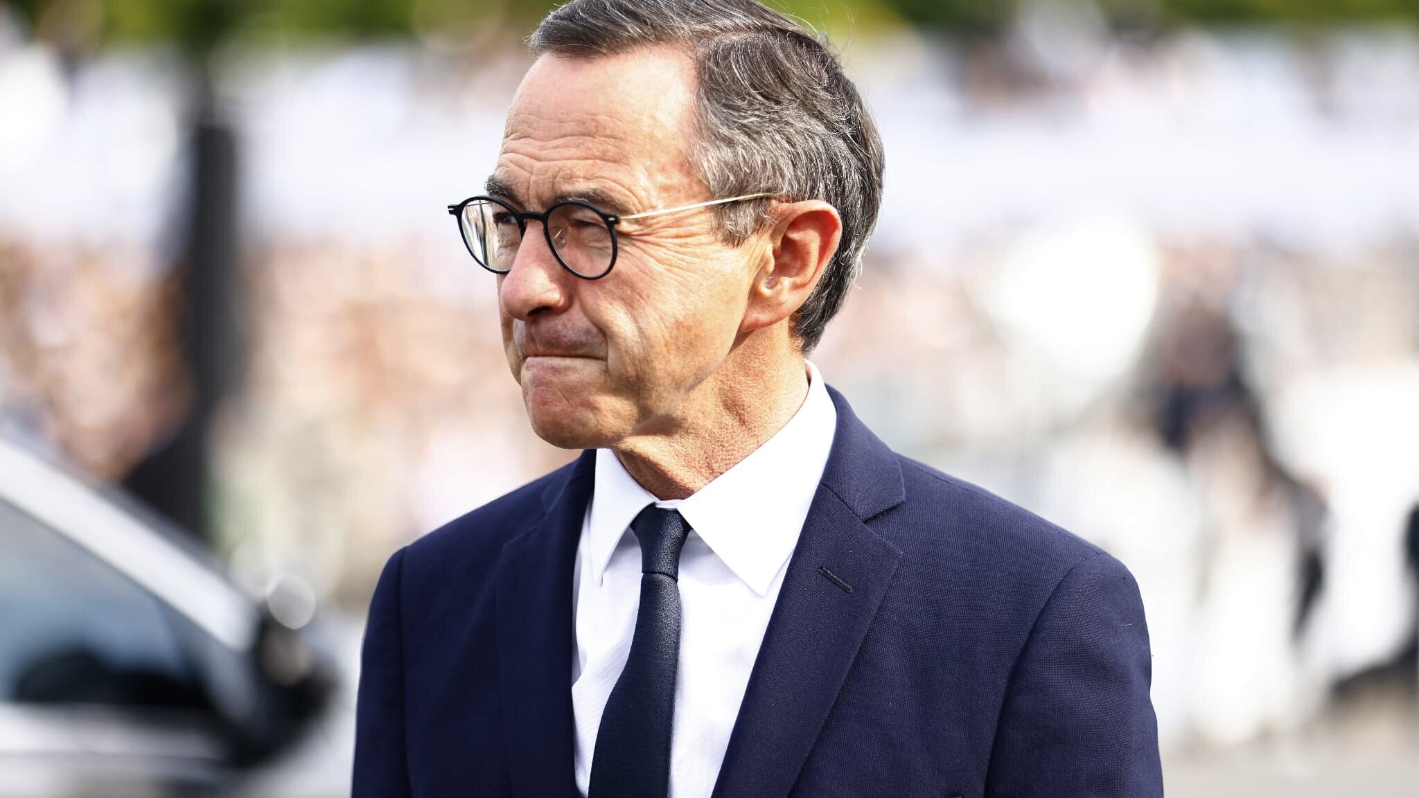 Bruno Retailleau lors d'un discours à Paris