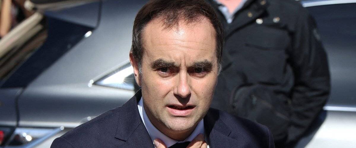 Sébastien Lecornu lors d'une allocution