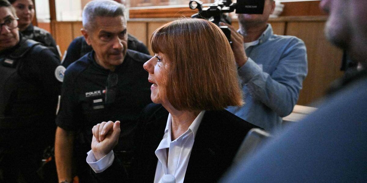 Gisèle Pelicot lors de l'audience des viols de Mazan