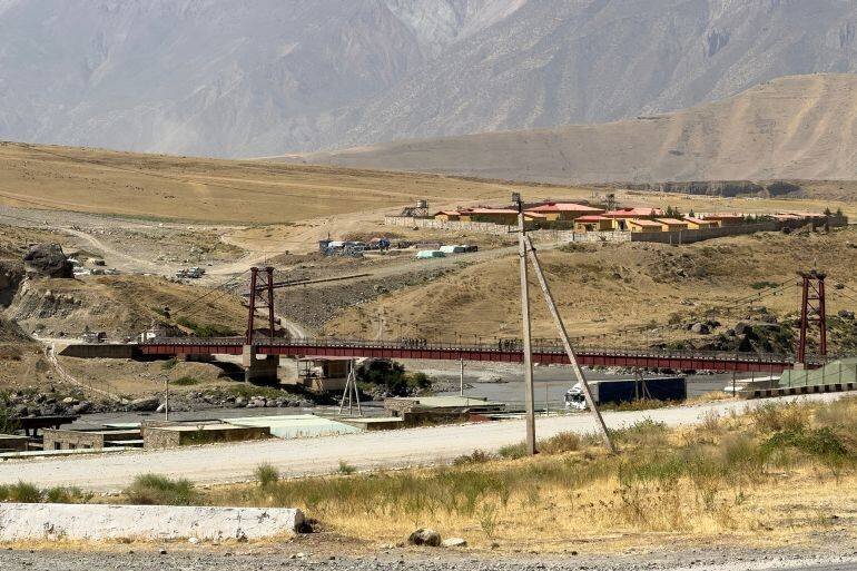 Le pont de l'Amitié reliant l'Afghanistan et l'Ouzbékistan