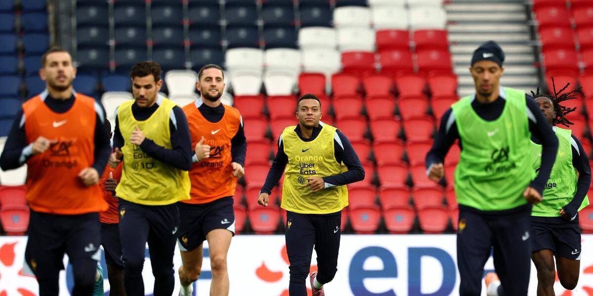 Les Bleus en action lors d’un match