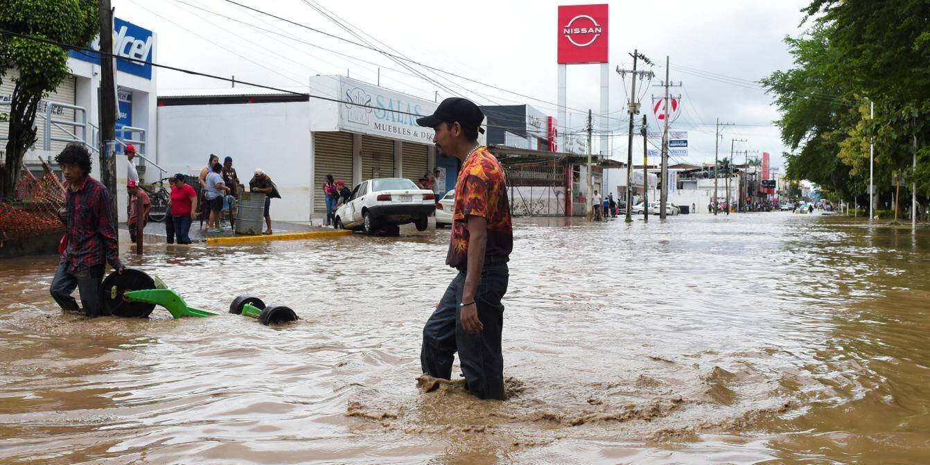 Inondations au Mexique dans les zones montagneuses