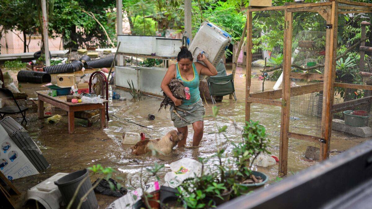Des abris et des routes bloquées dans les régions touchées