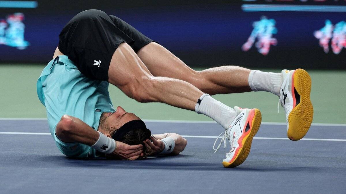 Arthur Rinderknech et Valentin Vacherot après leur demi‑finale