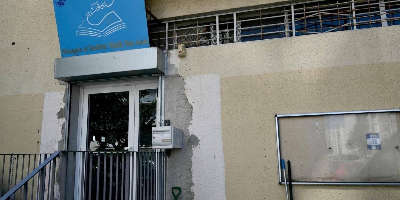 Manifestation et conférence de presse à la mosquée des Bleuets