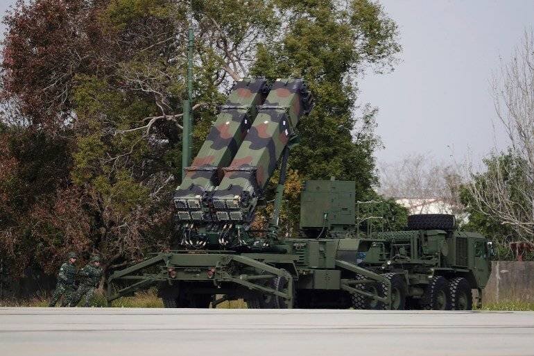 Lanceur Patriot PAC-3 lors d'un exercice à Taïwan