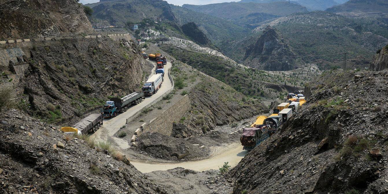 Réfugiés près de la frontière Pakistan-Afghanistan