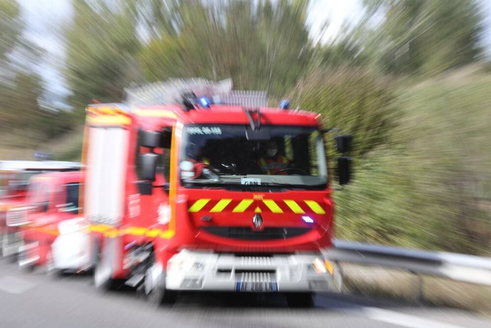 Secours près de Digne-les-Bains lors d'un accident routier