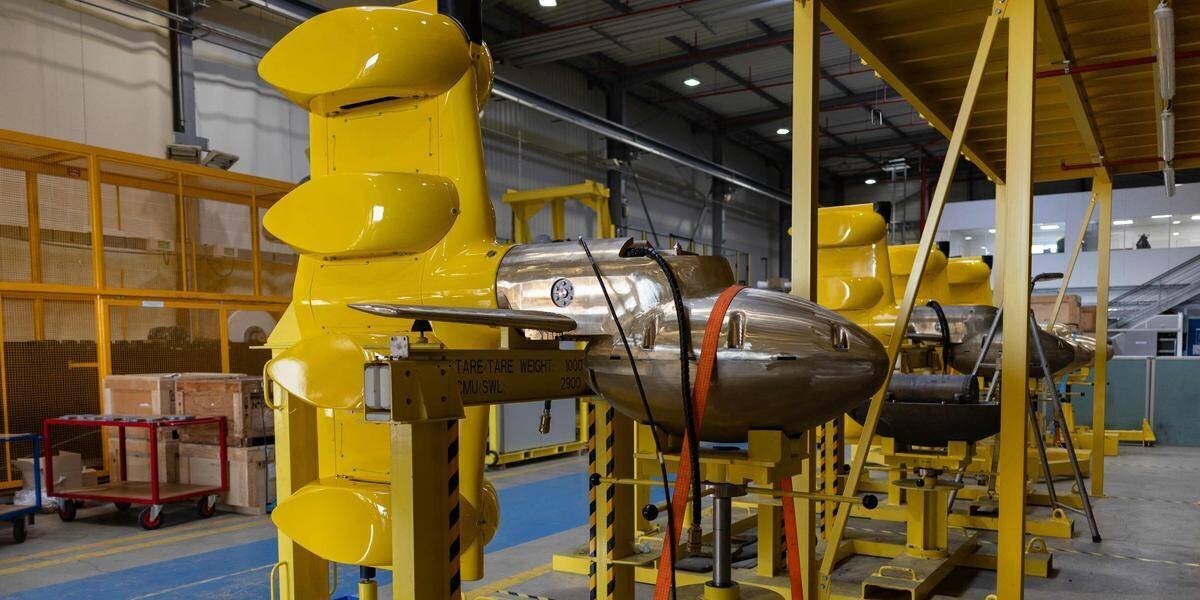 Sonar remorqué Captas utilisé par les marines