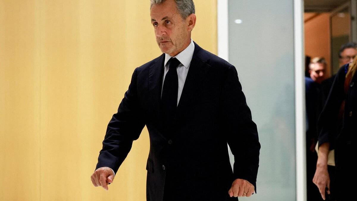 Photo de Nicolas Sarkozy lors d'une audience