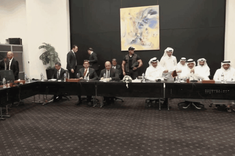 Réunions de négociation pour l'accord de cessez-le-feu à Charm el-Cheikh