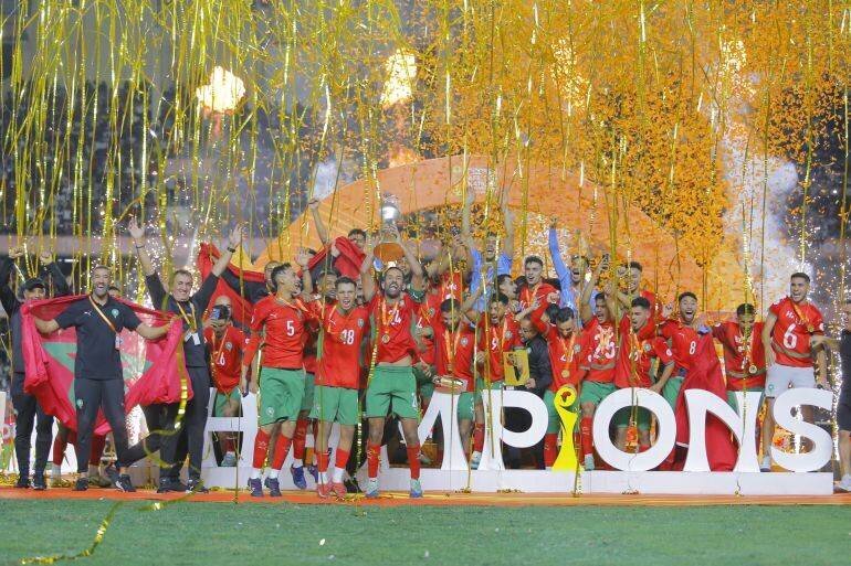 Le Maroc, champions d'Afrique des joueurs locaux