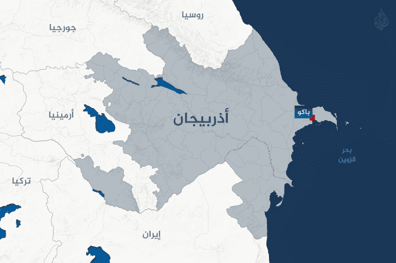 Carte de l'Azerbaïdjan