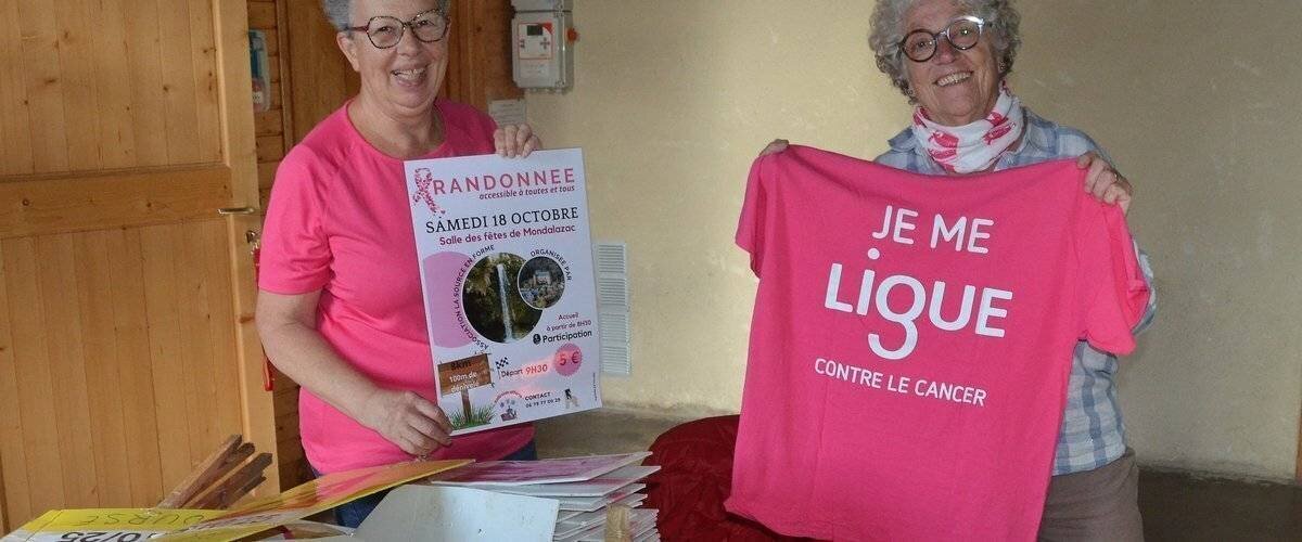 Marche Octobre Rose à Mondalazac pour sensibiliser au dépistage