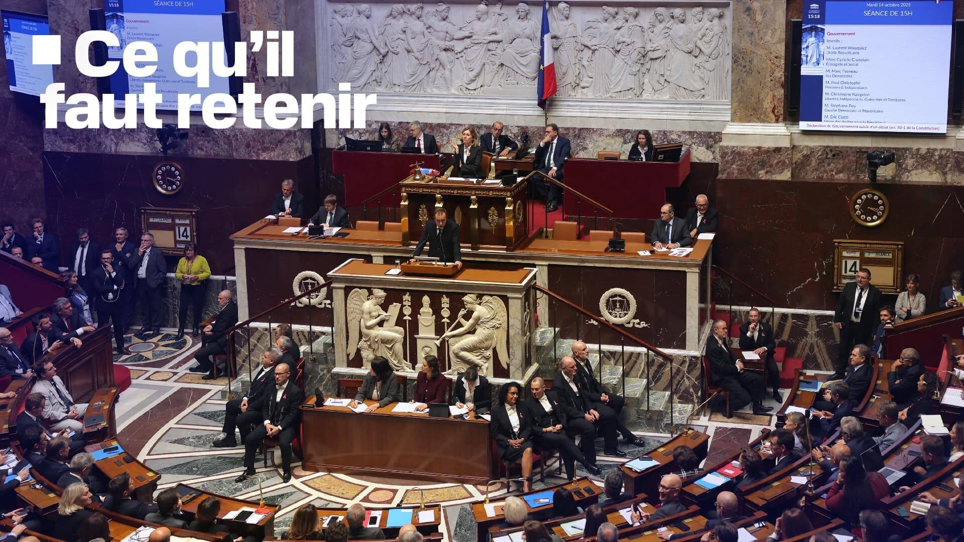 Le Premier ministre Lecornu à l’Assemblée nationale