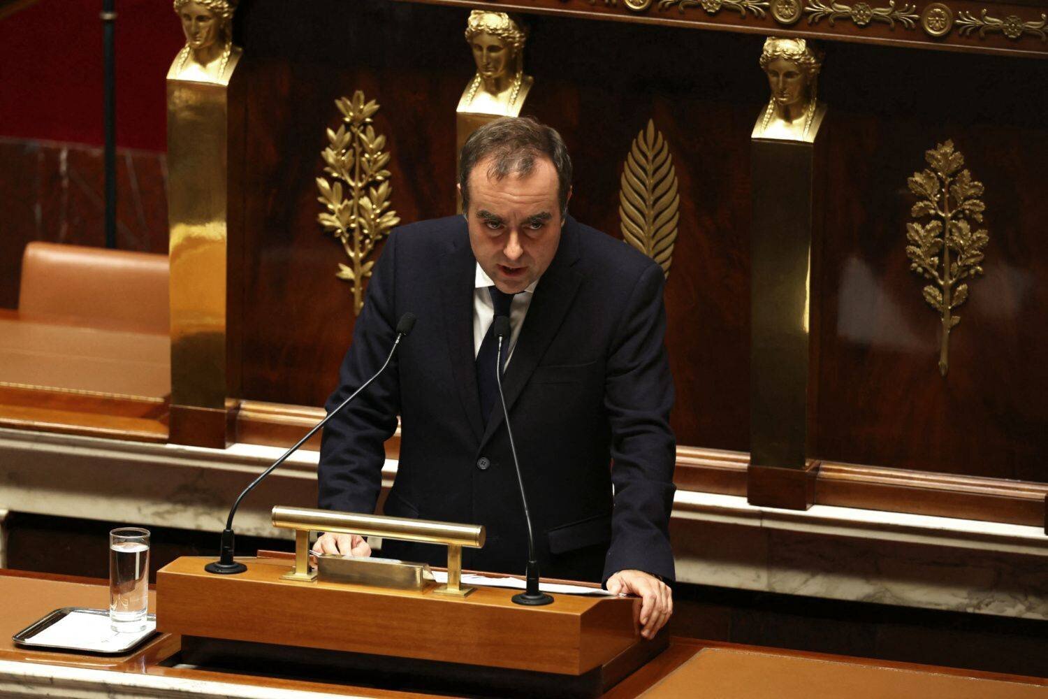 Sébastien Lecornu lors de l'annonce sur les retraites