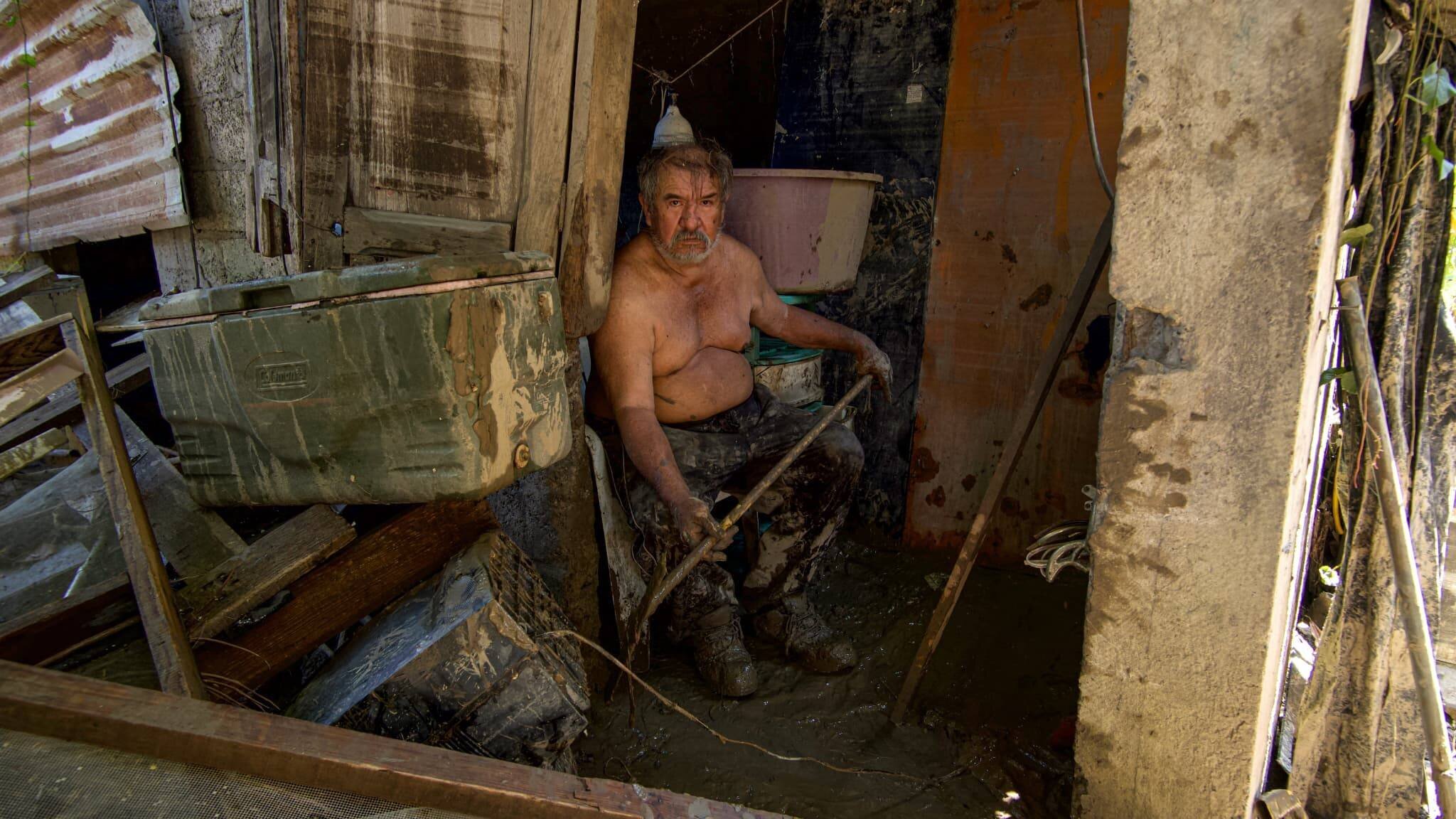 Images des inondations dans l’État de Veracruz, Mexique