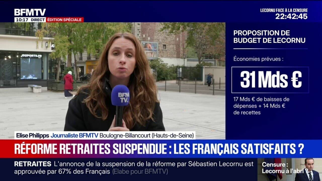 Vue générale de la suspension de la réforme des retraites