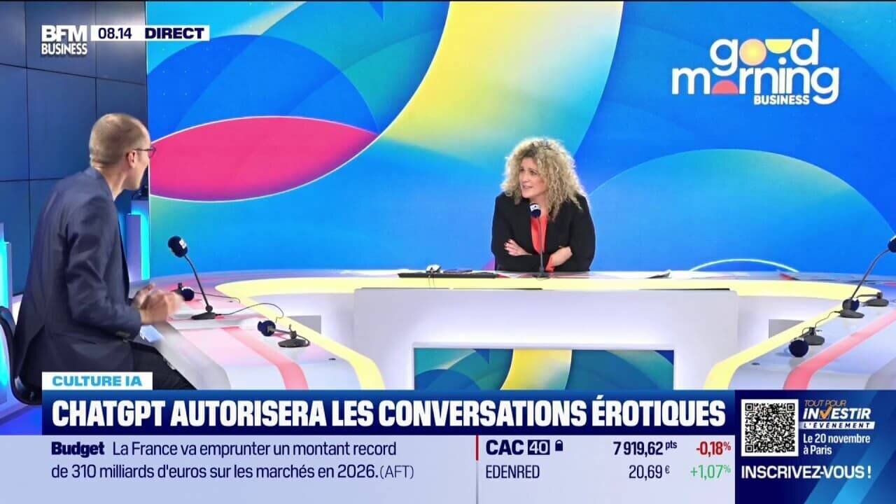Capture d'écran montrant une conversation ChatGPT