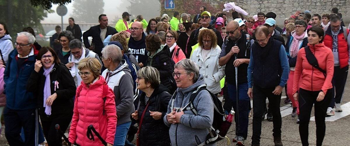 Parcours de randonnée pour Octobre Rose à Brax