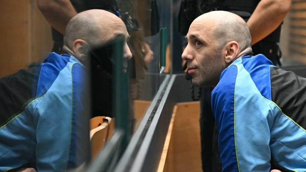 Cédric Jubillar pendant l’audience à Albi