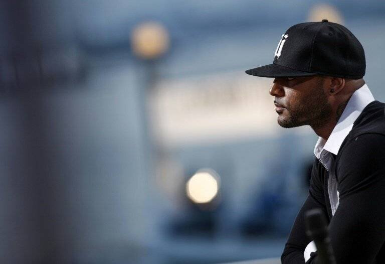 Booba lors d'un événement médiatique