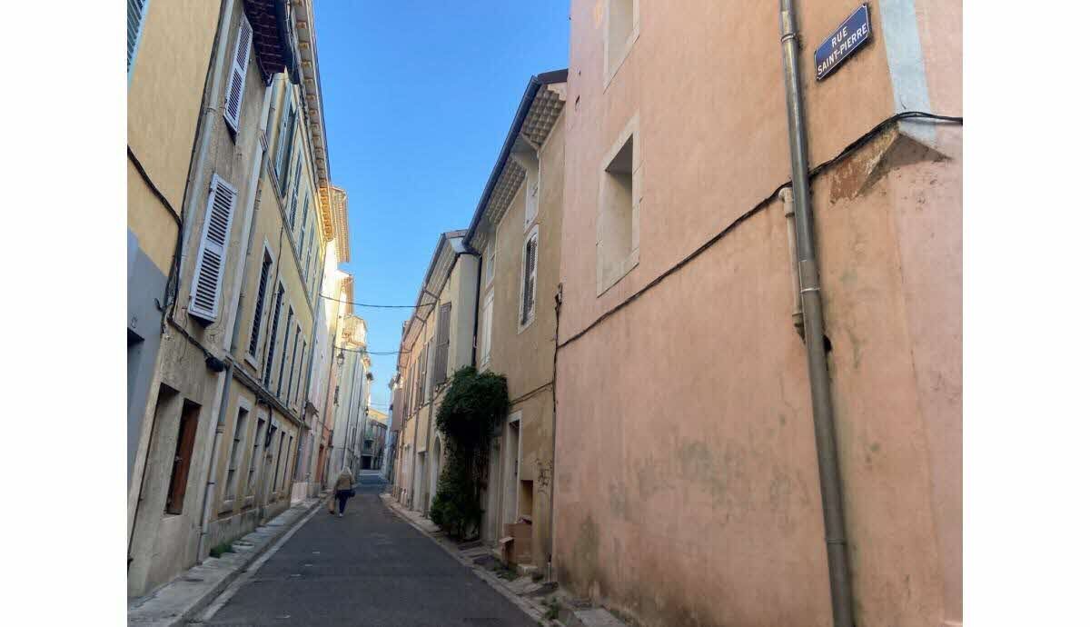Vue du centre-ville de Montélimar après l'incident