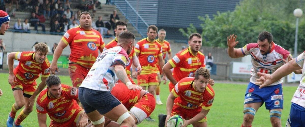 rugby Saint-Céré Objat Juillac en action