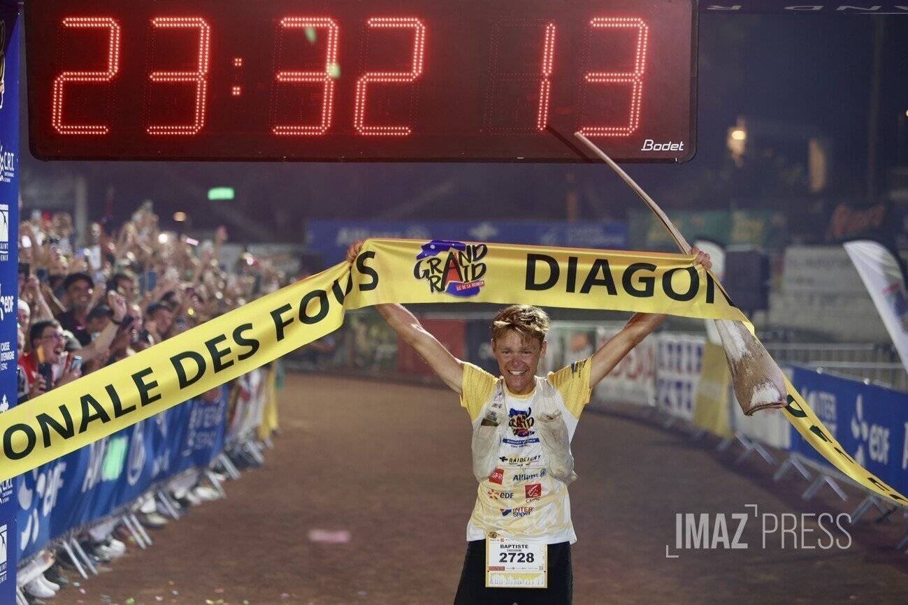 Baptiste Chassagne vainqueur de la Diagonale des Fous