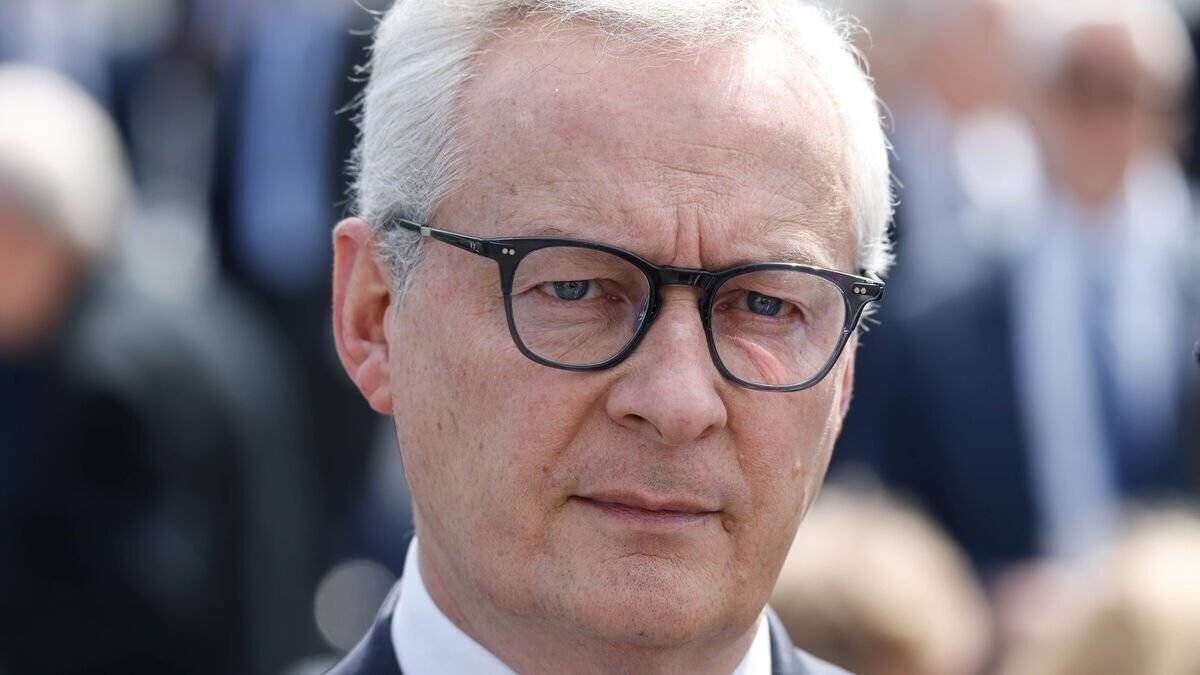 Bruno Le Maire lors d'un entretien télévisé