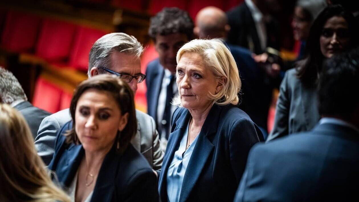 Marine Le Pen lors d’une intervention à l’Assemblée
