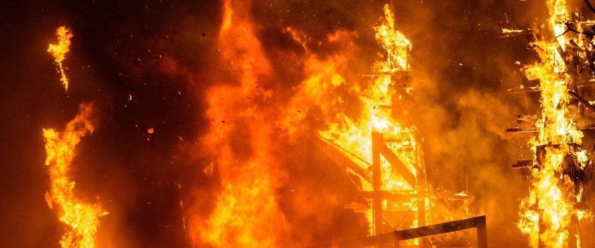 Pompiers à Lyon lors d’un incendie