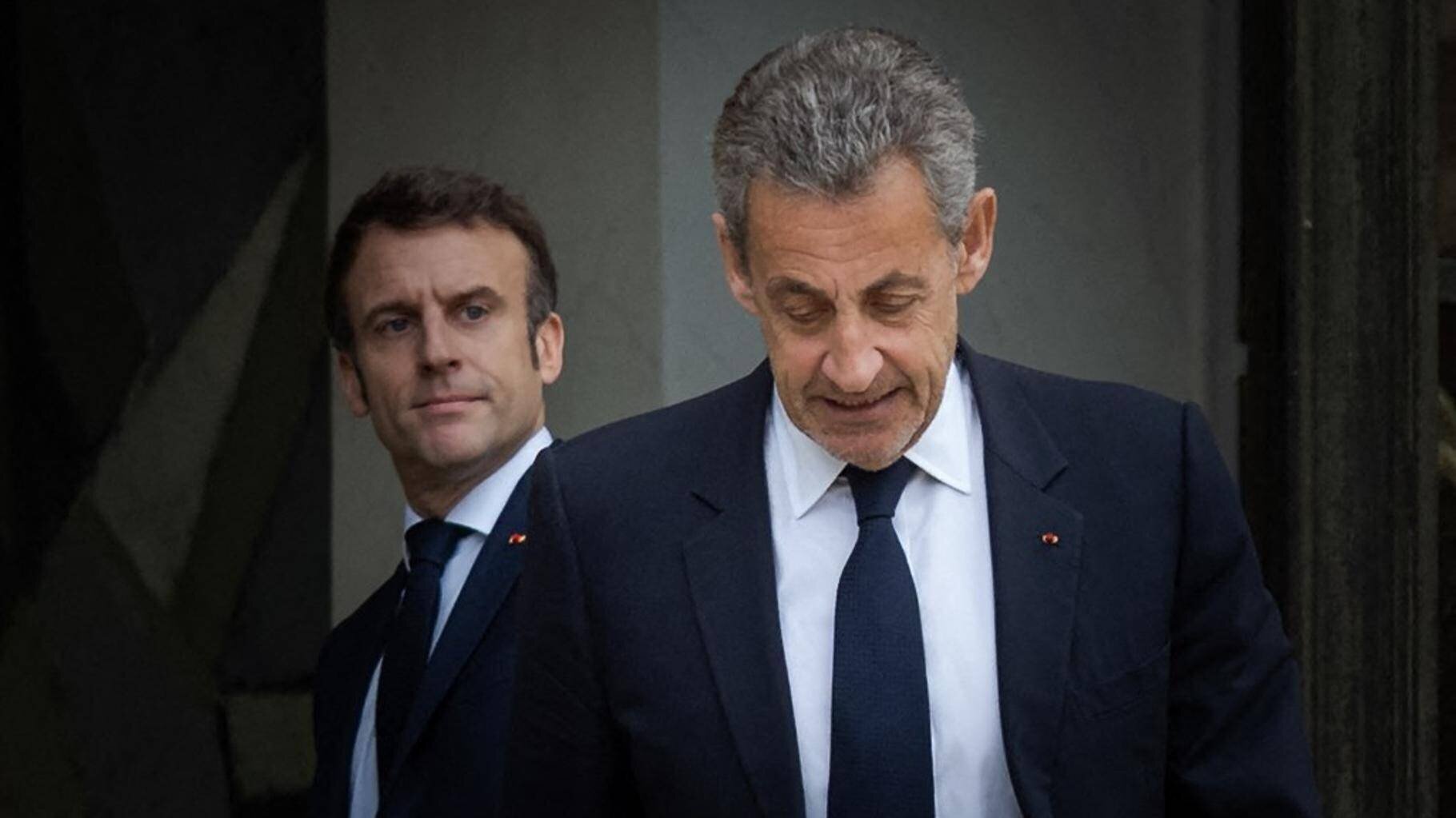 Nicolas Sarkozy et Emmanuel Macron, photo d'archives