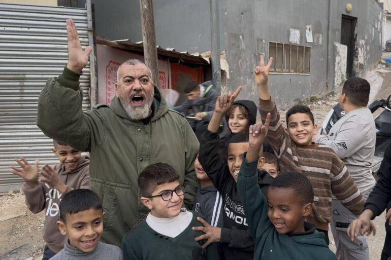 Mahmoud Abdallah « Abou Talal » souriant, aimé au sein du camp de Jénine