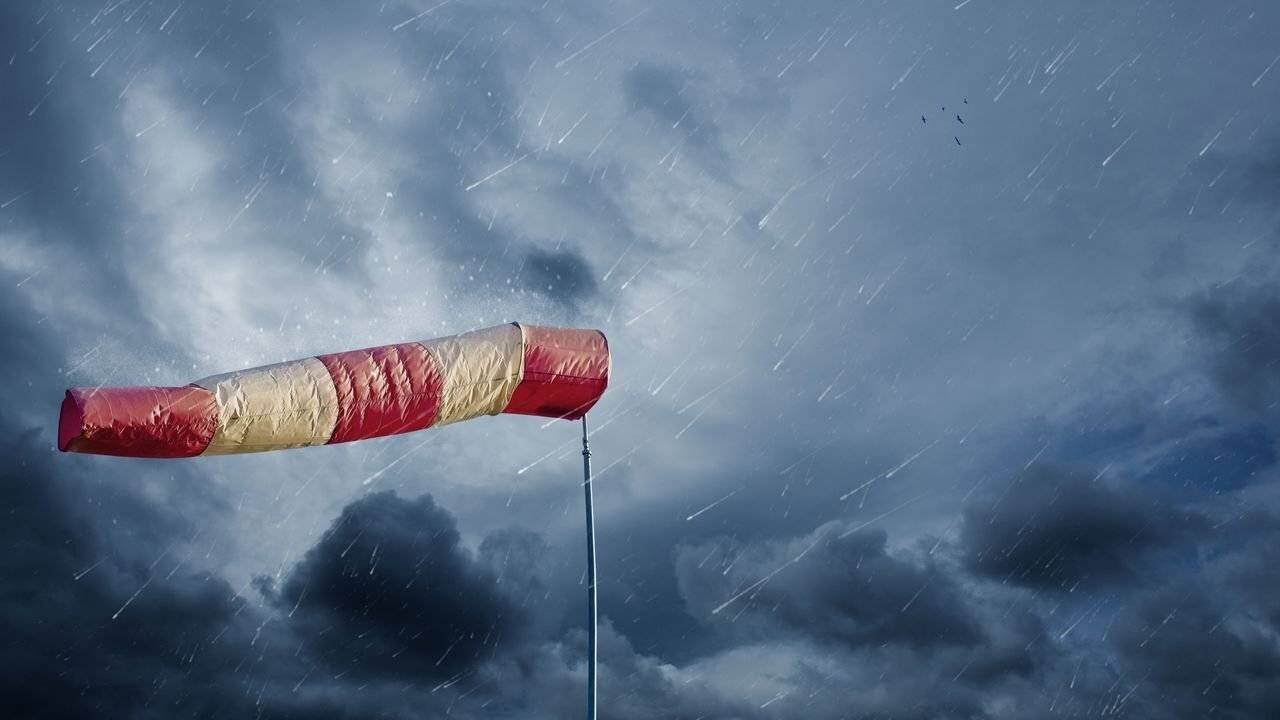 Vent fort sur le littoral de la Manche