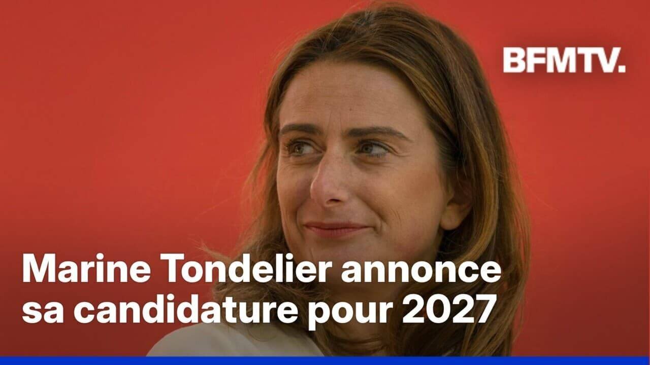Marine Tondelier annonce sa candidature à la présidentielle
