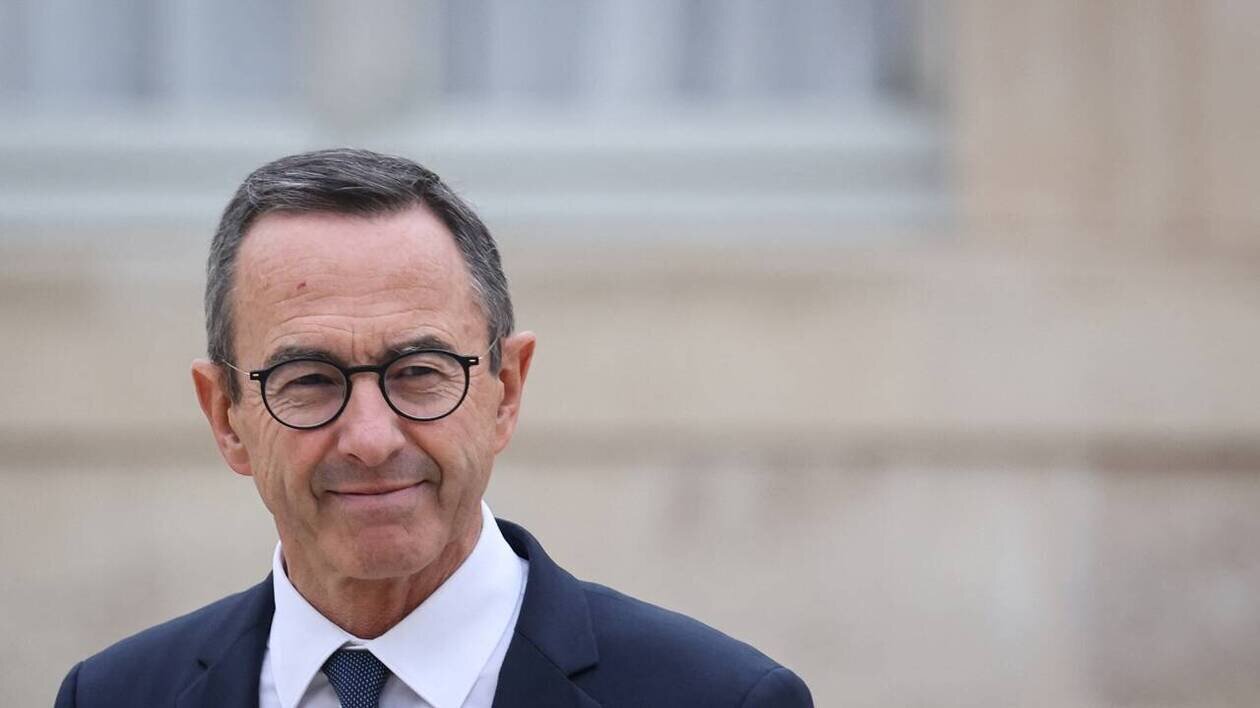 Bruno Retailleau lors d’une allocution sur le Budget 2026