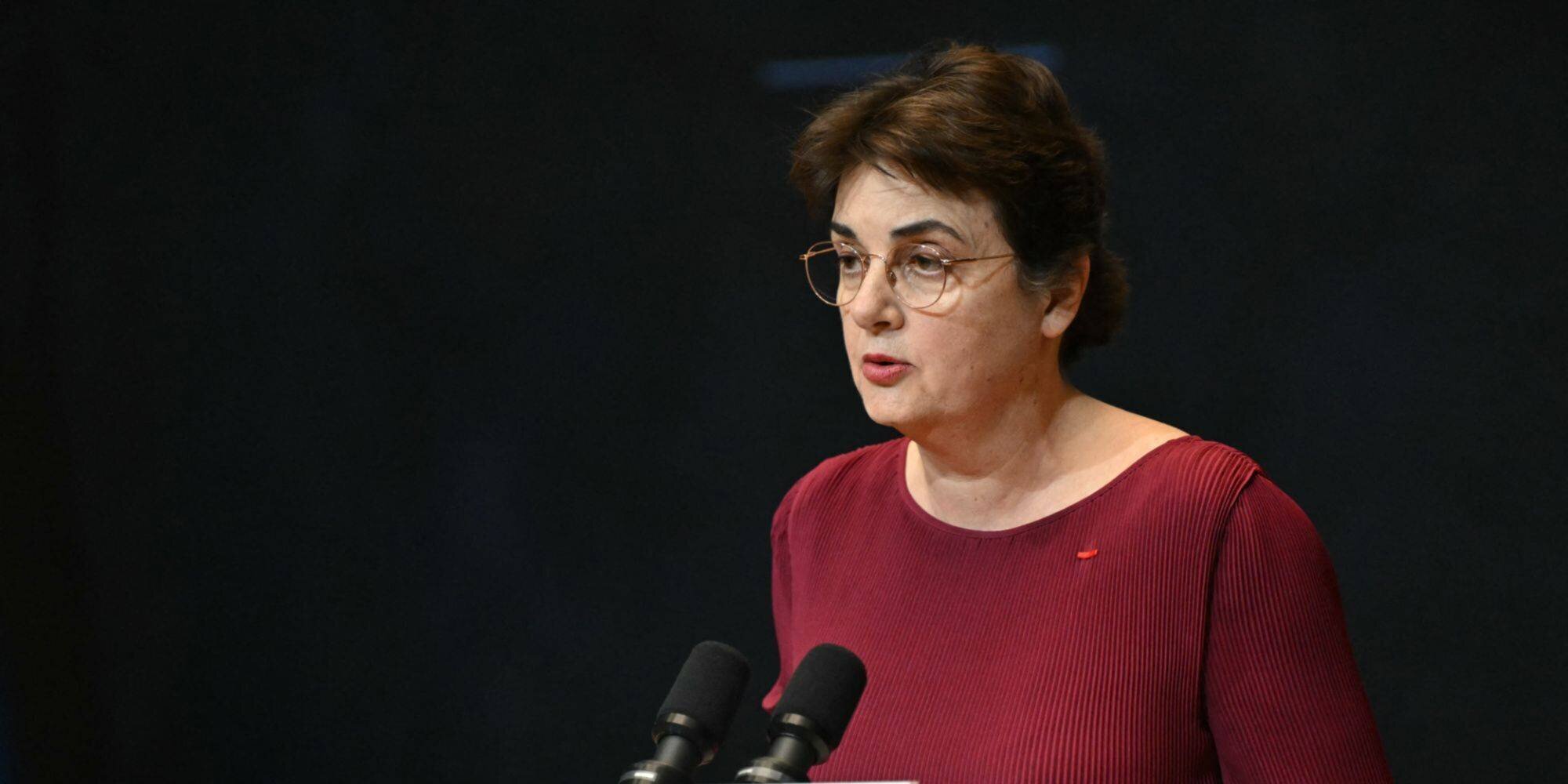 Laurence des Cars lors de l'audition au Sénat