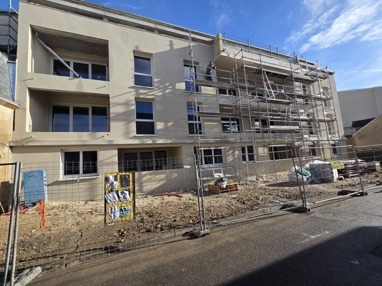 Maison des Tisserands au Mans en chantier
