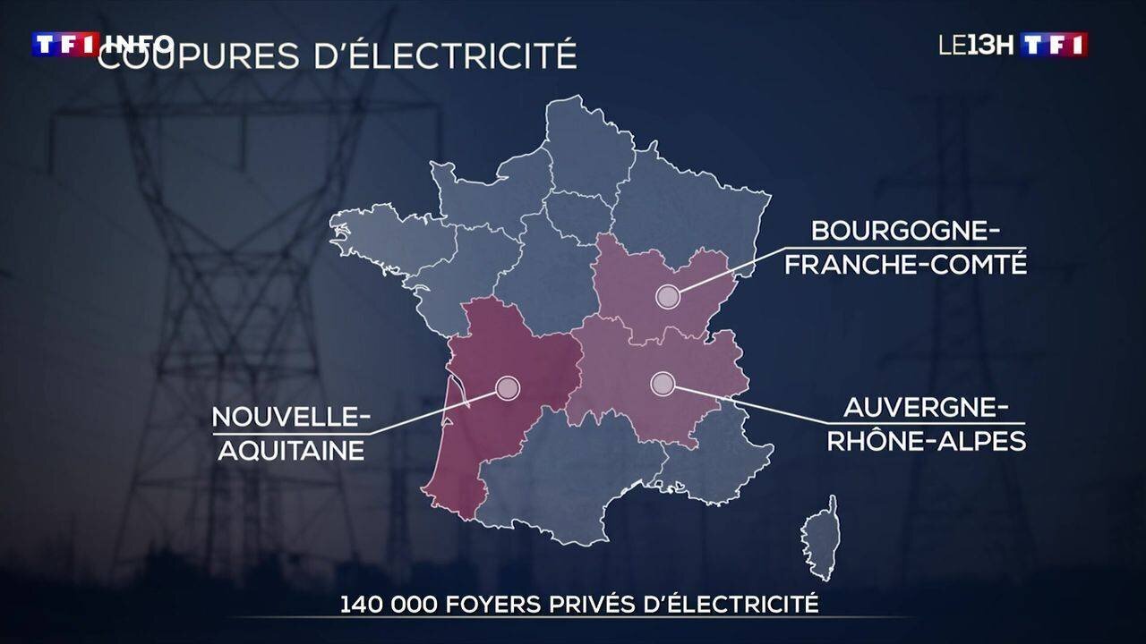 Plus de 140 000 foyers privés d’électricité