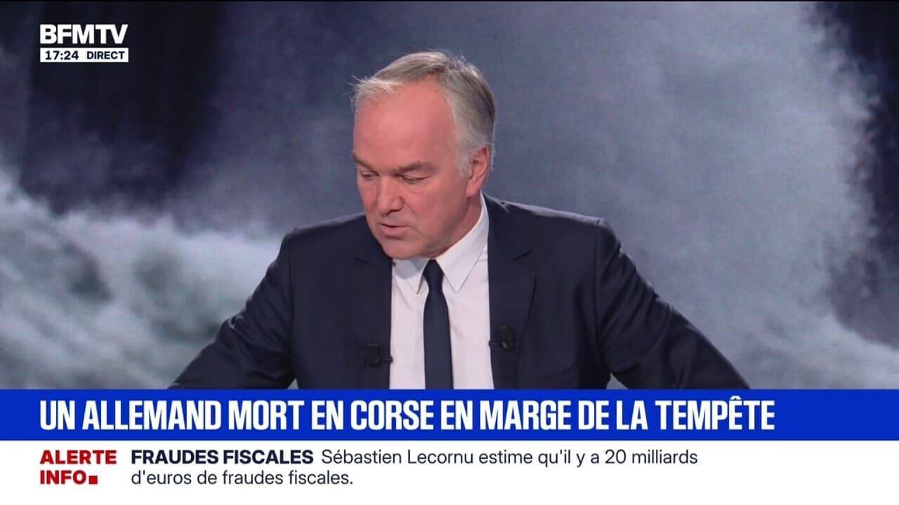 Tempête Benjamin: vacancier allemand emporté par la crue en Corse