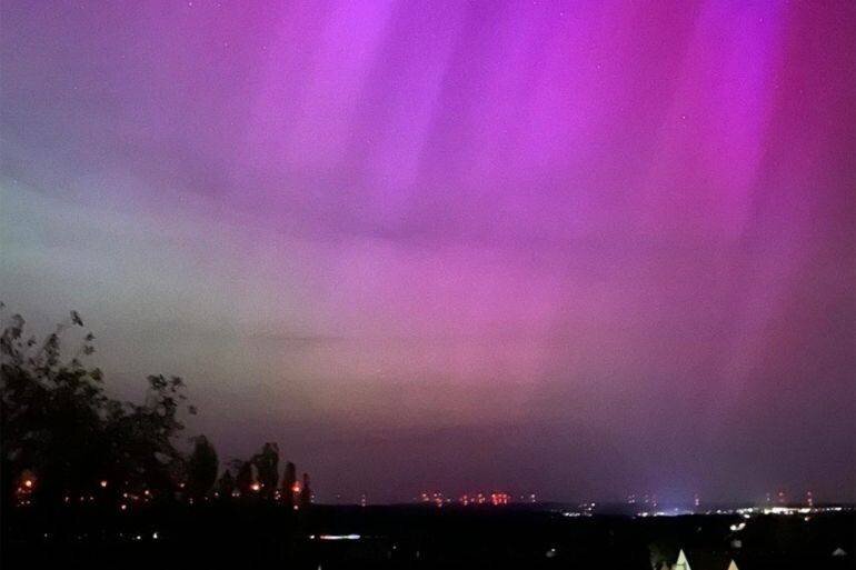 Aurores boréales observées en Allemagne