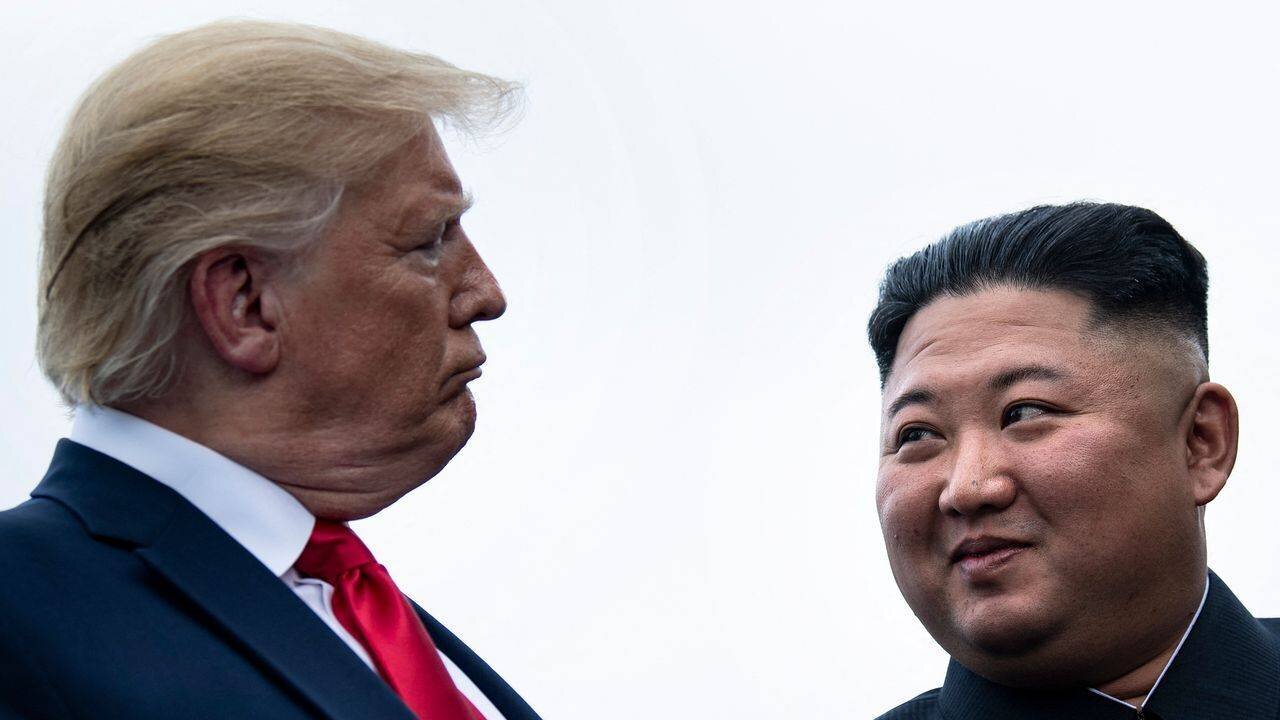 Donald Trump et Kim Jong Un lors d'un sommet