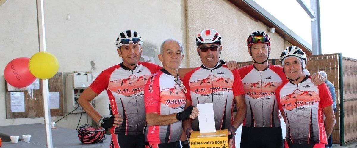 Coureurs lors de la randonnée des 100 K à Orleix