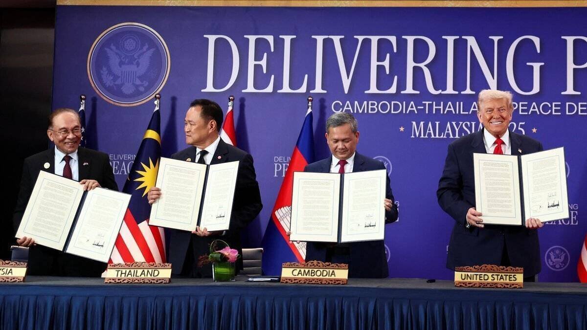 Signature d’un cessez-le-feu entre Cambodge et Thaïlande